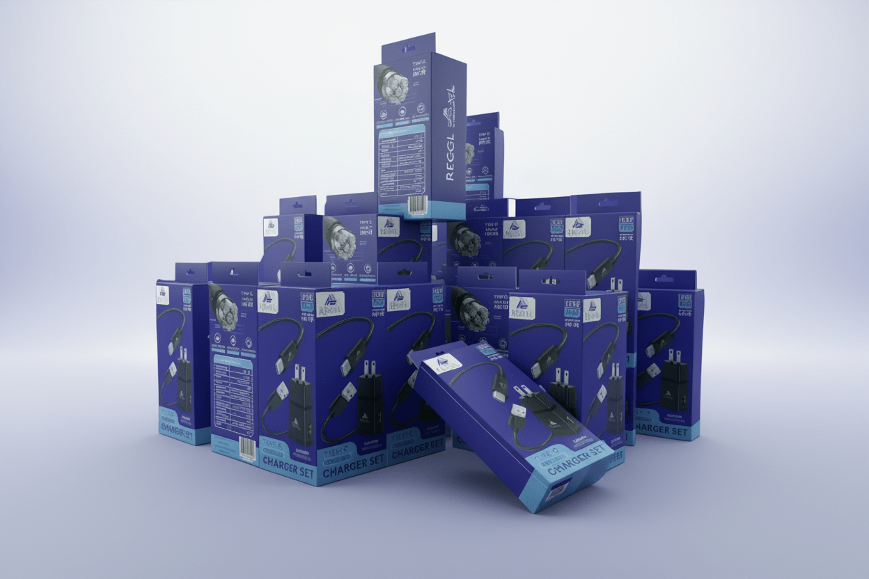 18 pack - REGAL fast home chargers with USB type C cable