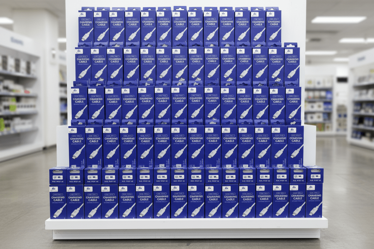 24 pack - REGAL USB – type C cable 2.4A fast charging 3.25 - white