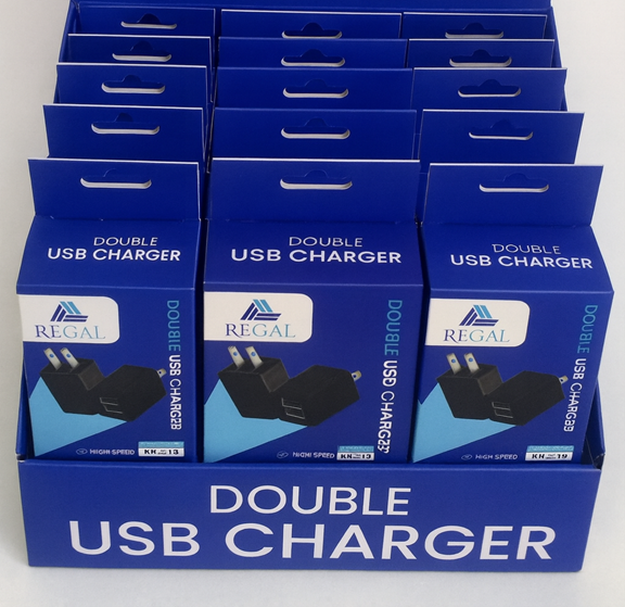 24 pack REGAL quick & double USB wall charger