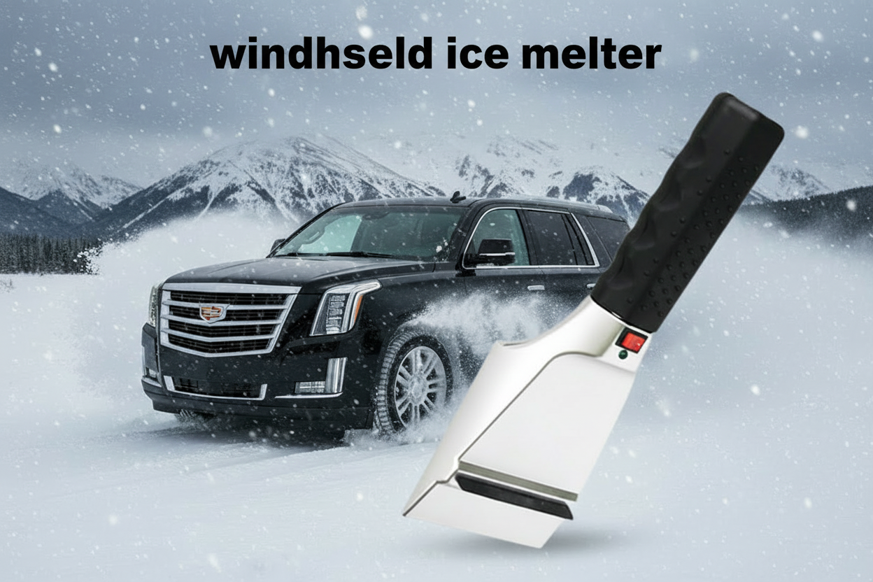 New arrival 12V Heated Windshield Ice Scraper – Fast, Safe, Universal Fit