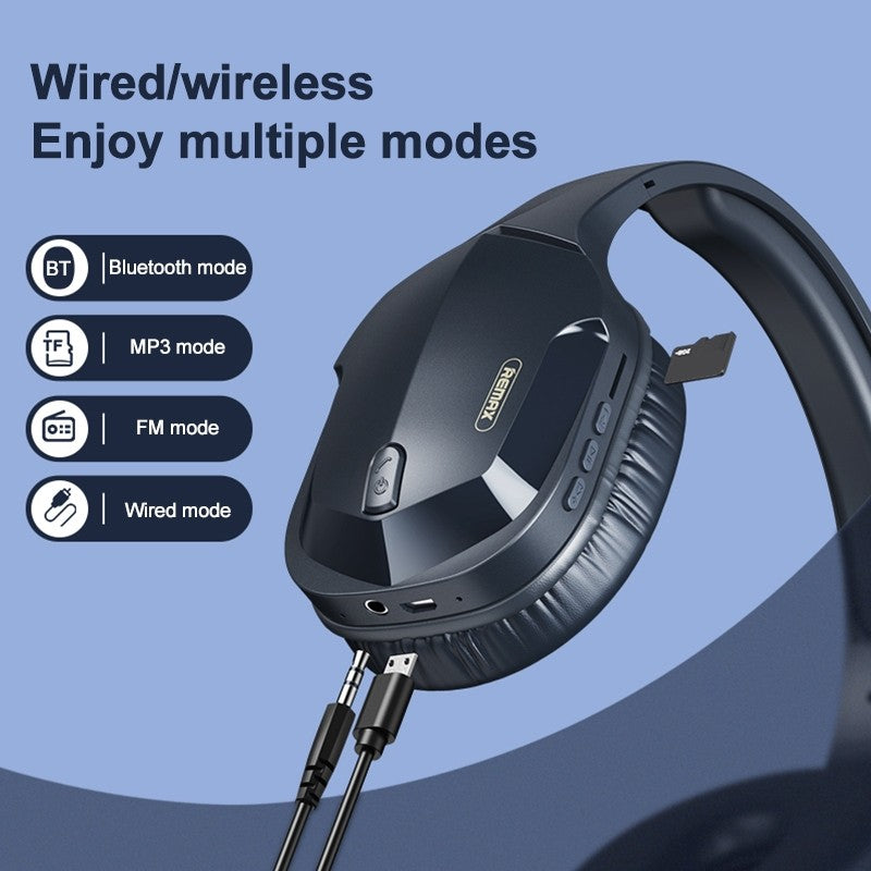 REMAX WIRELESS HEADSET WITH SD CARD PLAYER SLOT