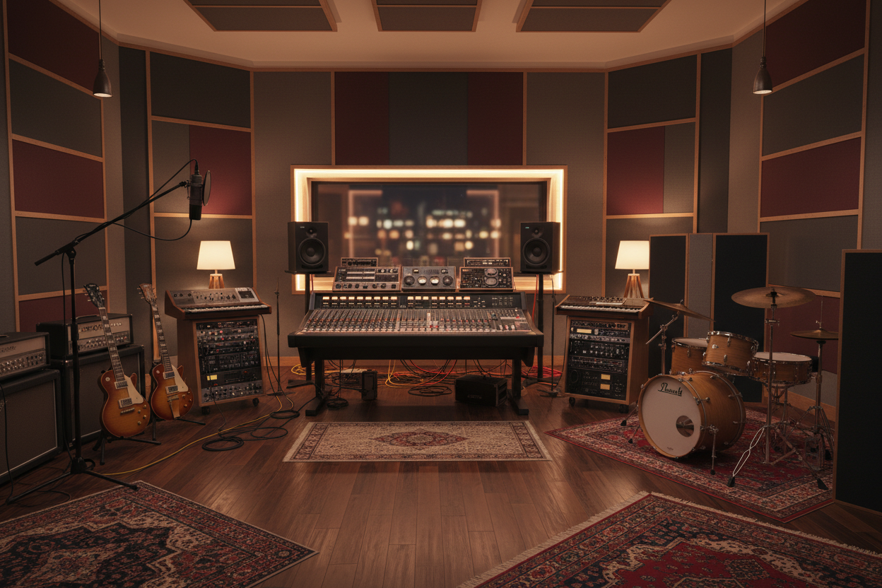 a musical studio human free and smartphone free