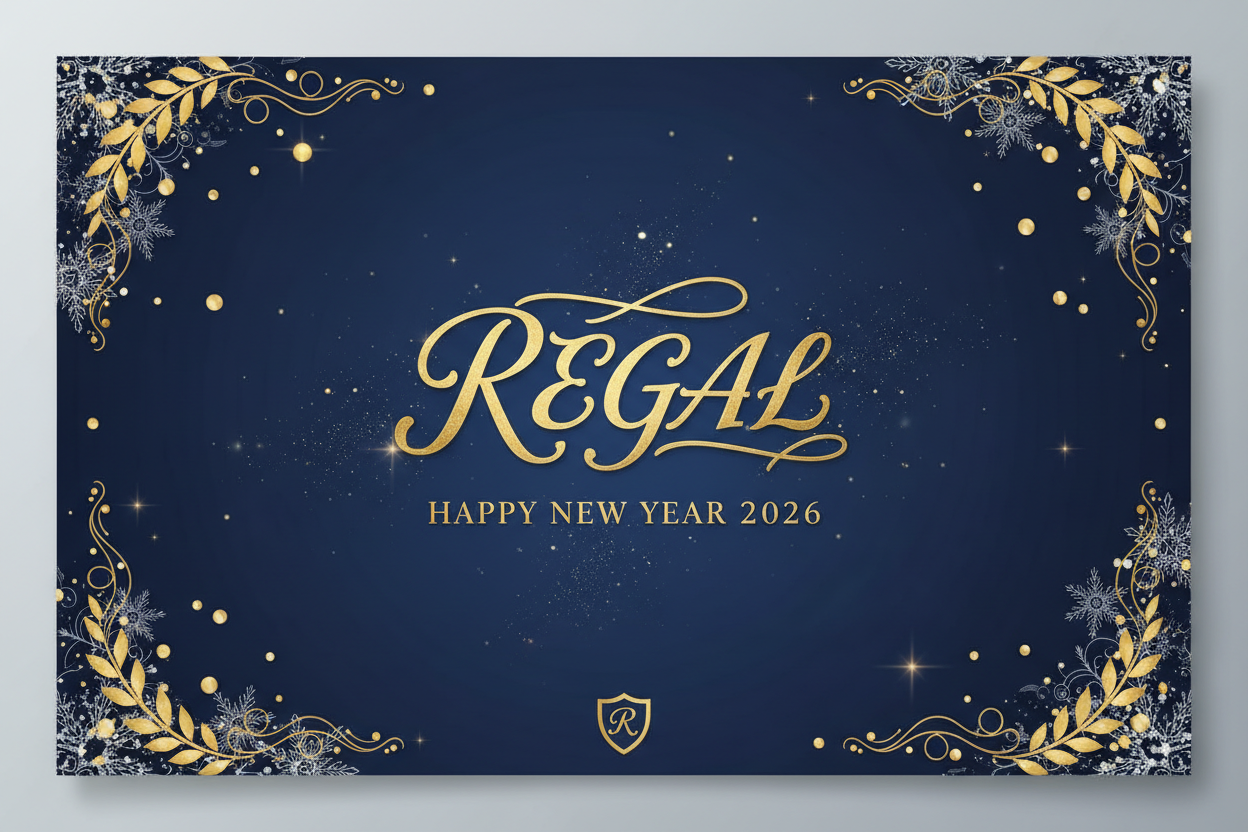regal with 1 a not 2 , also a wish for the happy new year 2026
