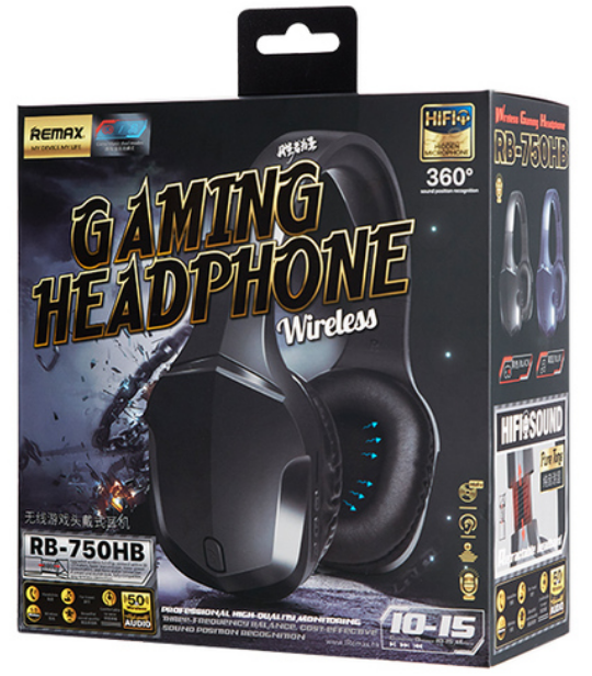 REMAX WIRELESS HEADSET WITH SD CARD PLAYER SLOT